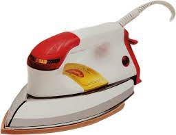 Pigeon by Gale Heavy Weight Dry Iron Press box. Electric Iron for wrinkle free clothes (1000 Watt)