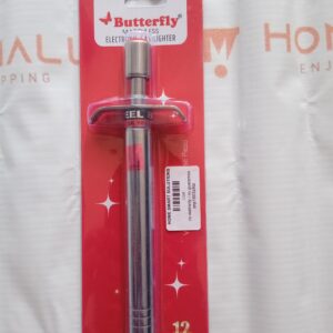 Butterfly Stainless Steel Matchless Steel Gas Lighter (Steel, Pack Of 1)