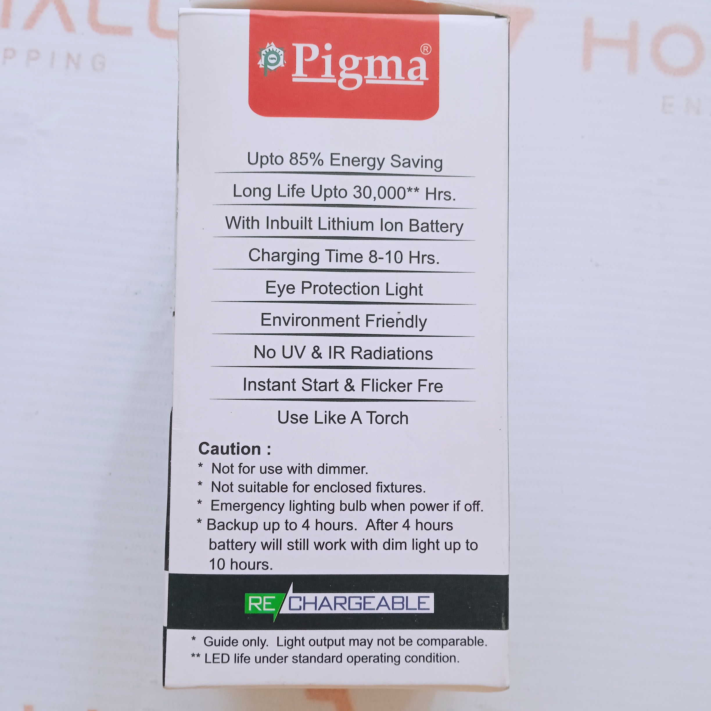 INVERTER /EMERGENCY LED BULB PIGMA 12 WATT - Image 3