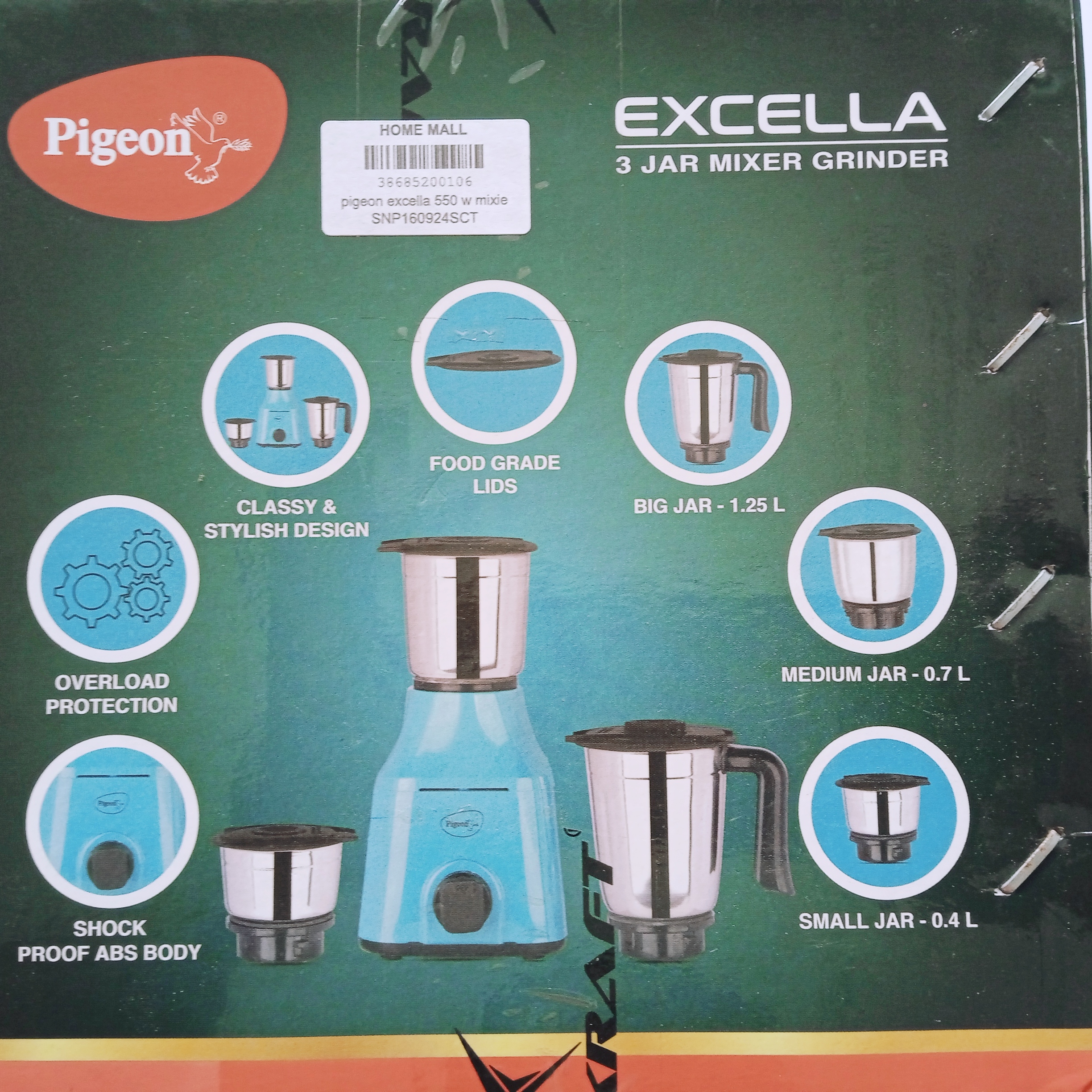 pigeon excella 550W MIXI - Image 2