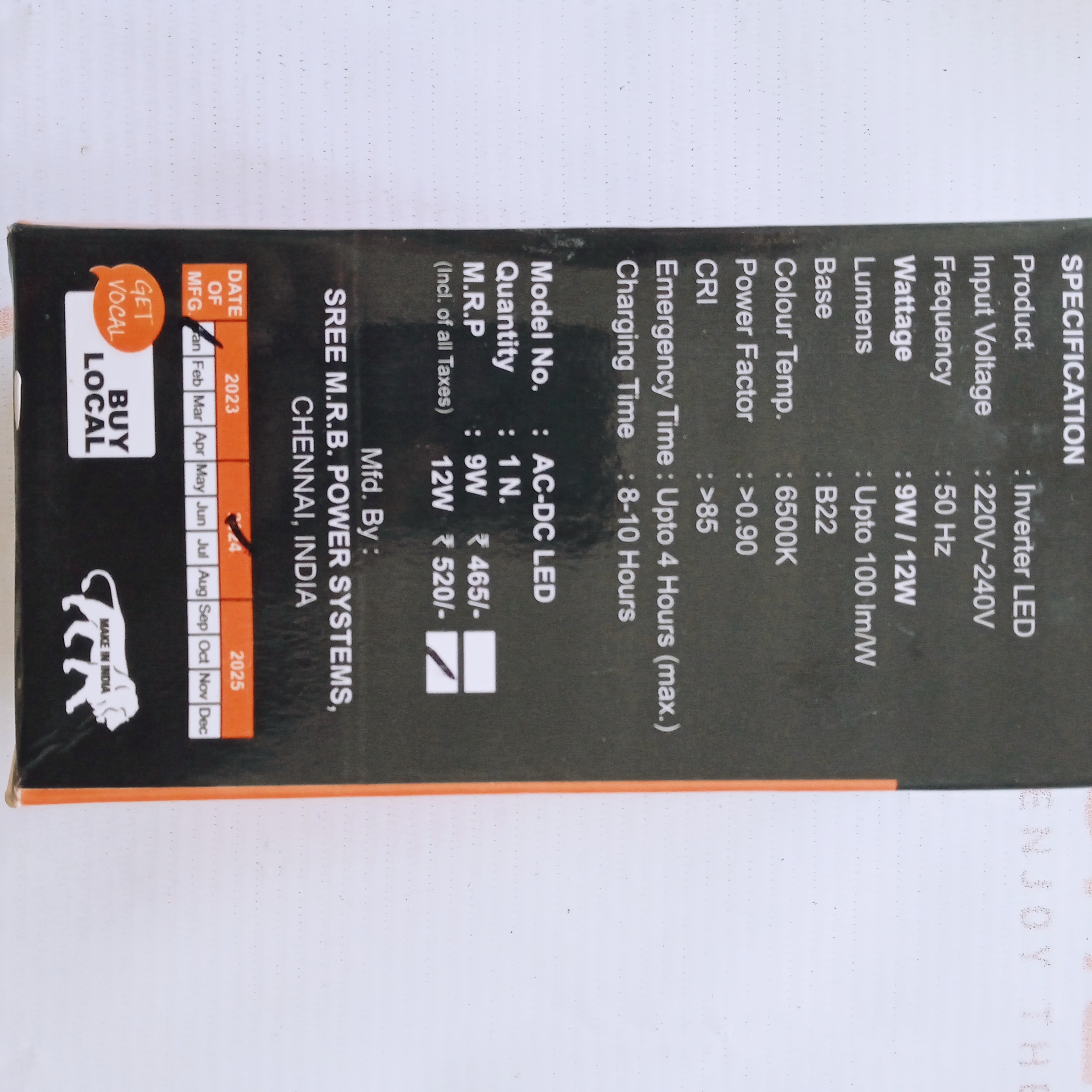 PIGMA INVERTER/EMERGENCY LED BULB PIGMA 12WATT - Image 2