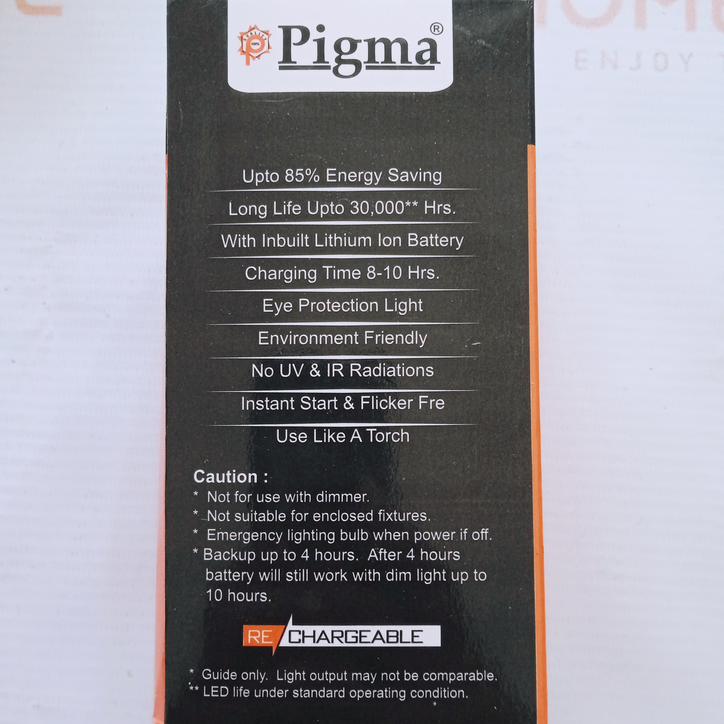 PIGMA INVERTER/EMERGENCY LED BULB PIGMA 12WATT - Image 3