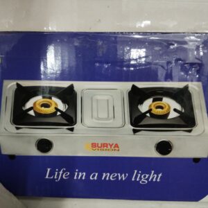 2 burner lpg stove s.s