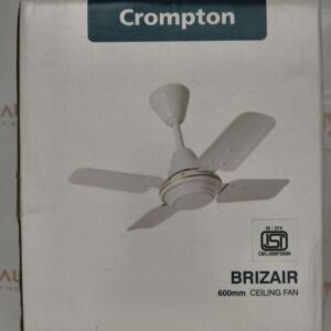 CEILING FAN HIGH SPEED CROMPTON BRIZAIR 600MM OPAL WHITE